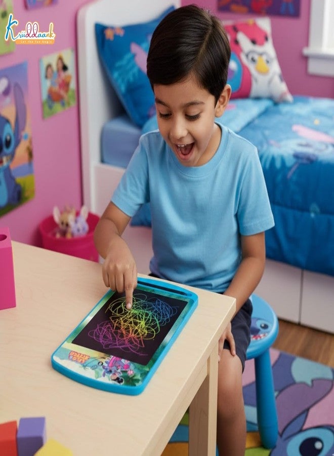 Kriiddaank Stitch LCD Tablet, 10.5 Inch Electronic Drawing Pad & Tablet for Kids, Rewritable LCD Board, Toddler Travel Slate for Boys & Girls, Birthday Gift for 3 4 5 6 7 8 9 Year, Stitch Theme Color - Image 4